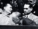 Hermann Goering (uprosted), Joachim von Ribbentrop a Rudolf Hess coby...
