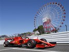 Sebastian Vettel ve Velké cen Japonska formule 1.