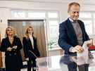 Poláci hlasovali v parlamentních volbách, pedseda Evropské rady Donald Tusk...