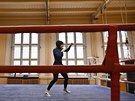 Německá boxerka libanonského původu Zeina Nassarová při tréninku (30. srpna...