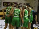 Basketbalistky KP Brno bhem zápasu v Gorzów.