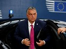 Maarský premiér Viktor Orbán dorazil na summit EU v Bruselu. (17. íjna 2019)