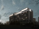 Vizualizace budoucí nástavby na jedné z budov Fakultní nemocnice v Plzni na...