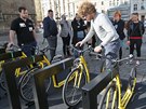 Sluba Scoobike sharing, sdlen kolobek, zane od pondl fungovat v Plzni....