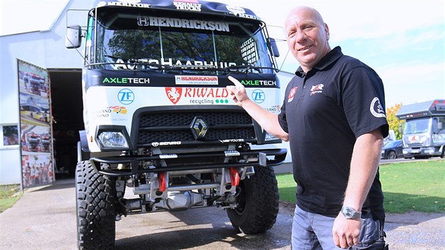 Hybridn zvodn kamion idovickho tmu MKR Technology m na slavnou Rally Dakar