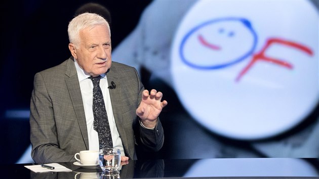 Bval prezident Vclav Klaus v diskusnm poadu Rozstel (10. jna 2019)