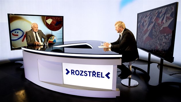 Bval prezident Vclav Klaus v diskusnm poadu Rozstel (10. jna 2019)