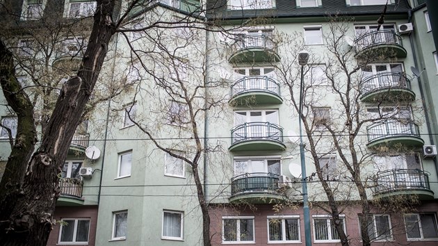 Inkriminovaný dům v bratislavské Vazovově ulici, ve kterém se scházeli slovenští politici s šéfem Penty Jaroslavem Haščákem. (6. prosince 2018)