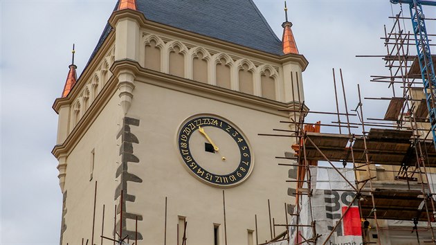 Náročná obnova historické radnice v Táboře vyjde na celkem 45 milionů korun.