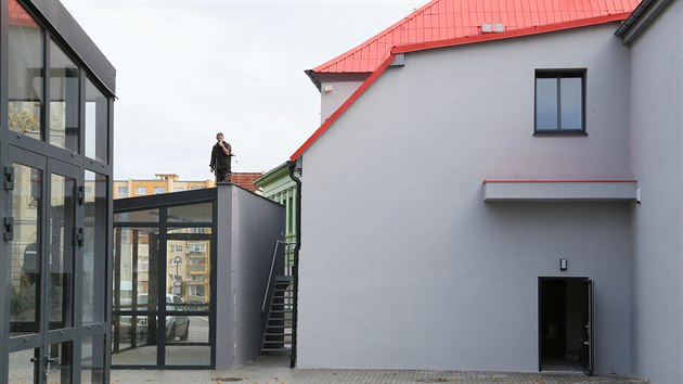 Renovace domu čp. 23 v Tyršově ulici začala již v loňském roce. (2019)