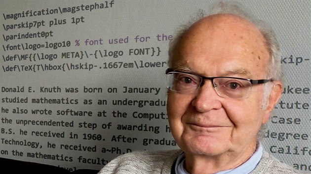 Donald Knuth, emeritní profesor informatiky na Stanfordov univerzit