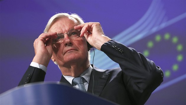 fvyjednava EU Michel Barnier bhem jednn o nov brexitov dohod v Bruselu. (17. jna 2019)