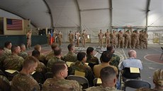 eská armáda v Afghánistánu vystídala jednotku steící základnu Bagrám. Rotu,...