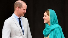 Návtva britského královského páru v Pákistánu na podzim 2019.