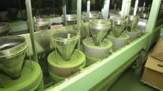 Výroba japonského zeleného �aje matcha