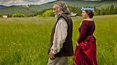 Karel Gott p�i natá�ení pohádky Kdy� draka bolí hlava.