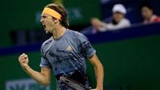 Alexander Zverev v semifinále turnaje v anghaji.