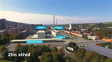 V centru Zlína se má krom vlakového promnit i sousedící autobusové nádraí.