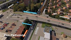 Lepí píjezd aut ke krajské nemocnici má ve zlínské ásti Podvesná zajistit...