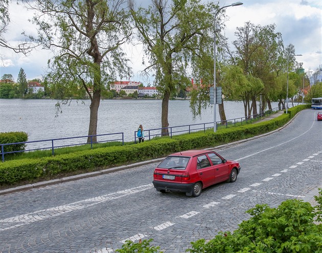 Rybník Vajgar v Jindichov Hradci potebuje odbahnit.