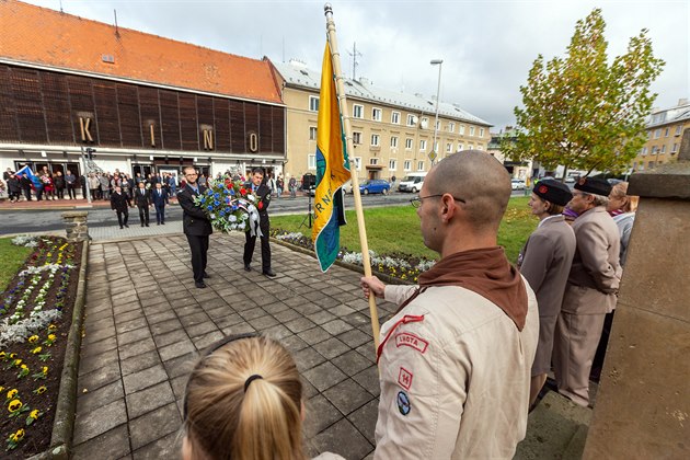 Tradiní vzpomínkový akt u píleitosti státního svátku Dne vzniku samostatného...