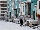 Tající pda v tistatisícovém Jakutsku pokodila více ne tisíc dom.