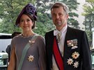 Dánský korunní Princ Frederik a korunní Princezna Mary. (22.10. 2019. Tokio,...