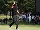 Americký golfista Tiger Woods na turnaji Zozo Championship v ib.