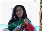 Iránská Miss Intercontinental Baháre Zára Baháríová