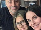 Matt LeBlanc, Jennifer Anistonová a Courteney Coxová (7. íjna 2019)