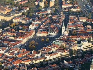 Litoměřice, 19. 10. 2019 pohled na Litoměřice - z letadla. FOTO: MAFA - IVETA...