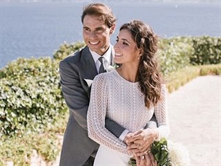 Rafael Nadal a María Francisca Perellóová (21. října 2019)
