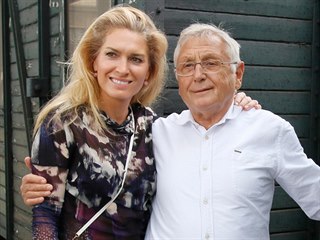 Olga Menzelová a Jiří Menzel (Odhalení pamětní desky k 50. výročí filmu Ostře...