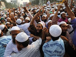 Protesty v Bangladéši (21. října 2019)