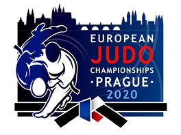 Logo mistrovstv Evropy v judu 2020 v Praze.