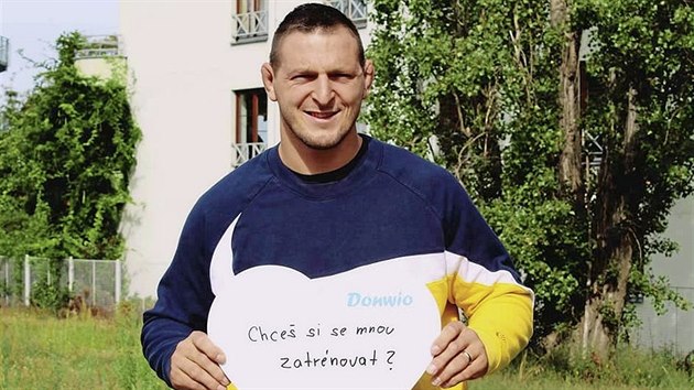 Do nové charitativní akce Donwio se zapojil rovněž olympijský vítěz, judista Lukáš Krpálek. Pomáhá Ivě Záděrové.