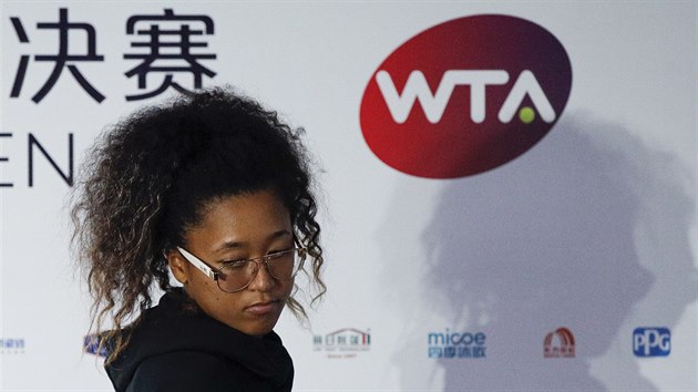 Japonsk tenistka Naomi sakaov oznmila sv odstoupen z Turnaje mistry.