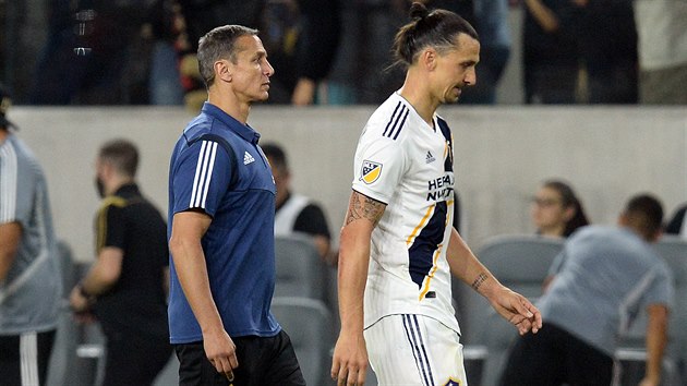 Zklaman Zlatan Ibrahimovic opout trvnk po vyazen v semifinle play off zpadn konference MLS. LA Galaxy toti podlehlo LAFC 3:5.