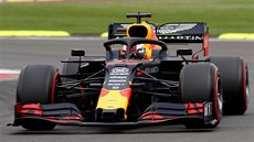 Max Verstappen z Red Bullu bhem kvalifikace na Velkou cenu Mexika.