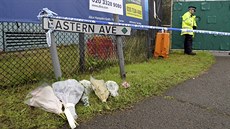 U plotu prmyslového komplexu v britském Grays, kde byl nalezen kamion se 39...
