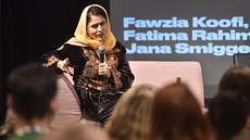 Hostem festivalu byla rovněž afghánská spisovatelka a politička Favzía Kúfiová.