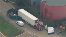 Policie v Anglii nala v nákladním voze 39 mrtvých tl. (23. íjna 2019)