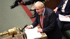 Boris Johnson v britském parlamentu (29. íjna 2019)