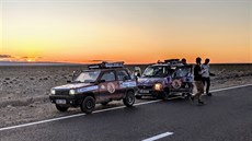 eská posádka Pra - Helcl v závod Mongol Rally 2019