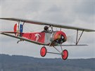 Replika ultralightového letounu Nieuport 11. Francouzská stíhačka z období...