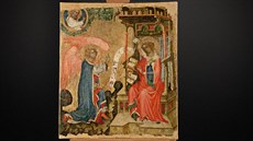 Obraz Zvěstování panně Marii z dílny Vyšebrodského mistra