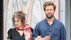 Helena Bonham Carterová a Rye Dag Holmboe (New York, 3. ervna 2019)