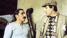 Pavel Zedn��ek a Karel He�m�nek ve filmu Fe��k Hubert (1984)