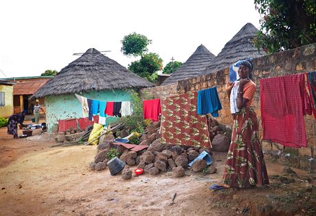 ivot v chudinských tvrtích guinejského Conakry