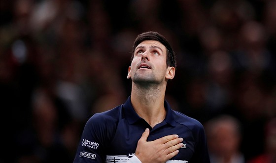 Novak Djokovi patí k hlavním favoritm Turnaje mistr.